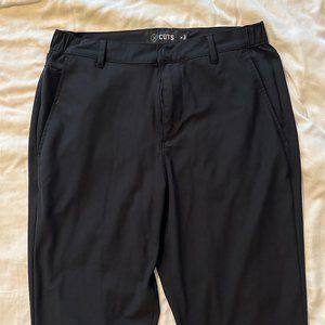 AO Jogger | Black Slim-fit Versaknit